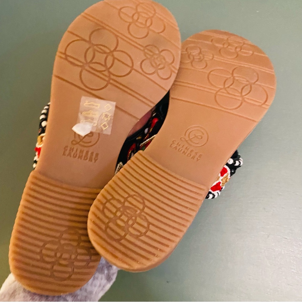 Chinese Laundry Penelope Beaded Boho Slides Size 6 - Picture 5 of 5